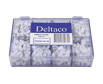 Deltaco Kabelklemmer R 230 stk