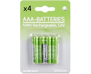 Andersson HR03 AAA 1,2V 1000mAh