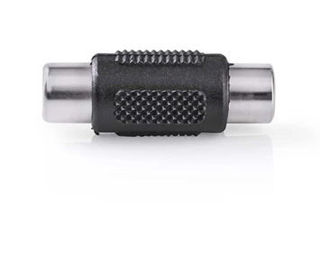 Nedis Ljudkopplare för RCA hona - hona svart