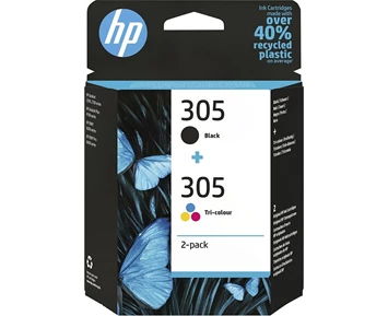 HP 305 tri color   black 2-pack