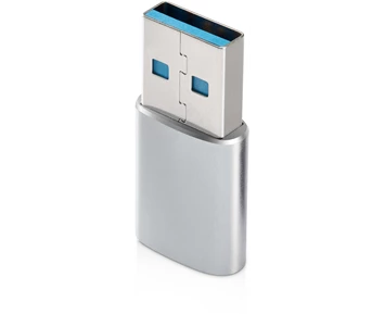 Andersson USB-A till USB-C adapter 3A Silver