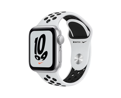 Apple Watch Nike SE GPS + Cellular, 40mm Silver Aluminium Case