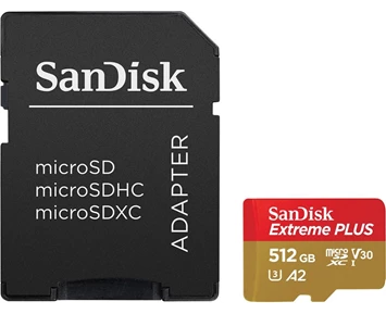 SanDisk Extreme MicroSD 512 GB