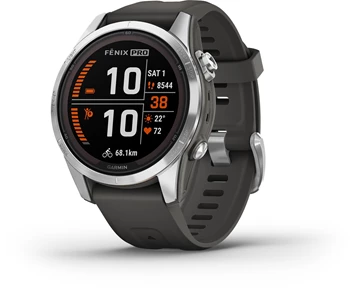 Garmin Fenix 7S Pro Solar 42mm Silver