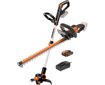 WORX 20V PowerShare Trimmer and Hedge combo (1x2.0Ah with 1h charger)