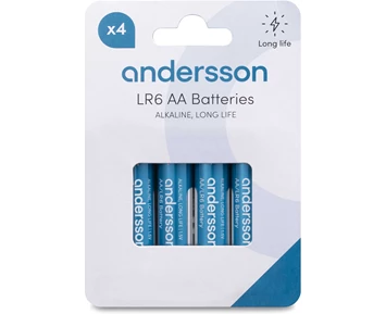 Andersson LR06 AA Long Life Alkaline 4-pcs
