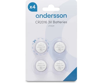Andersson CR2016 Lithium 4-pcs