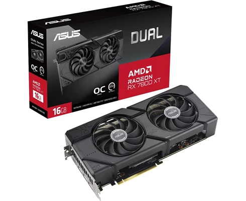 ASUS Radeon RX 7800 XT Dual OC Edition 16GB GDDR6 | NetOnNet
