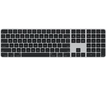 Apple Magic Keyboard with Touch ID and Numeric Keypad for Mac models with Apple silicon - Norwegian - Black Keys