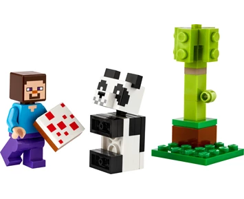 LEGO Minecraft Steve and Baby Panda 30672