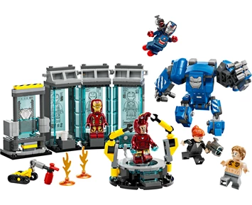 LEGO Super Heroes Marvel Iron Mans laboratorium: Draktgalleriet 76315