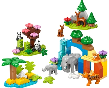LEGO DUPLO Town 3-i-1 Villdyrfamilier 10446