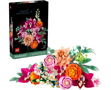 LEGO Botanicals Vakker bukett med rosa blomster 10342
