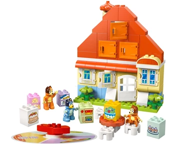 LEGO DUPLO Bluey Blueys hus med huskespill 10459