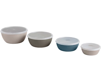 DAY Skål med lock Plast 4-pack