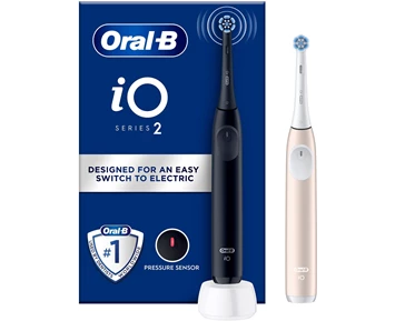 Oral-B iO2 Duo Night Black / Calm Pink
