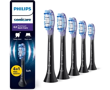Philips Sonicare Brushhead G3, 5 pack, Black
