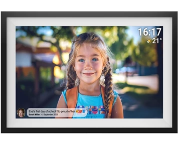 Denver Frameo 15,6" Digital photoframe - black/white