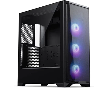 Phanteks  Eclipse G370A Mid Tower Case, Temp Glass, DRGB Fan x 3 - Black