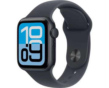 Apple Watch SE 3 GPS 40mm Midnight Aluminium Case with Midnight Sport Band - M/L