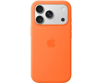 Apple iPhone 17 Pro Silicone Case with MagSafe – Orange