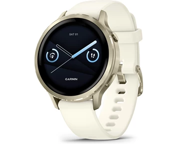 Garmin Venu 4 - 41 mm, Smartwatch, Lunar Gold W/ Bone Band
