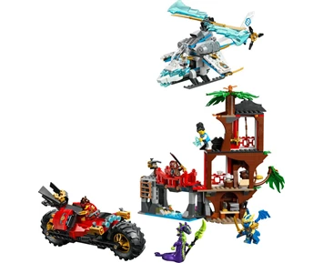 LEGO Ninjago Action i ninjaenes trehytte 71857
