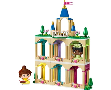 LEGO Disney Princess Miniatyrer av Belle og Tiana med slott 43291