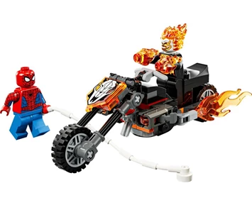 LEGO Super Heroes Marvel Spider-Man mot Ghost Rider på motorsykkel 76335