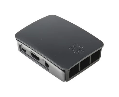 Raspberry Case Black / Grey | NetOnNet