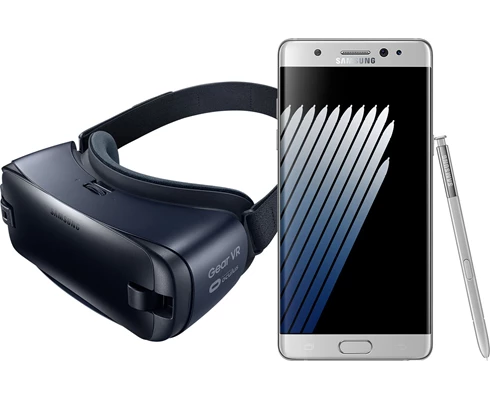 Samsung Galaxy Note 7 Silver + Gear VR New | NetOnNet