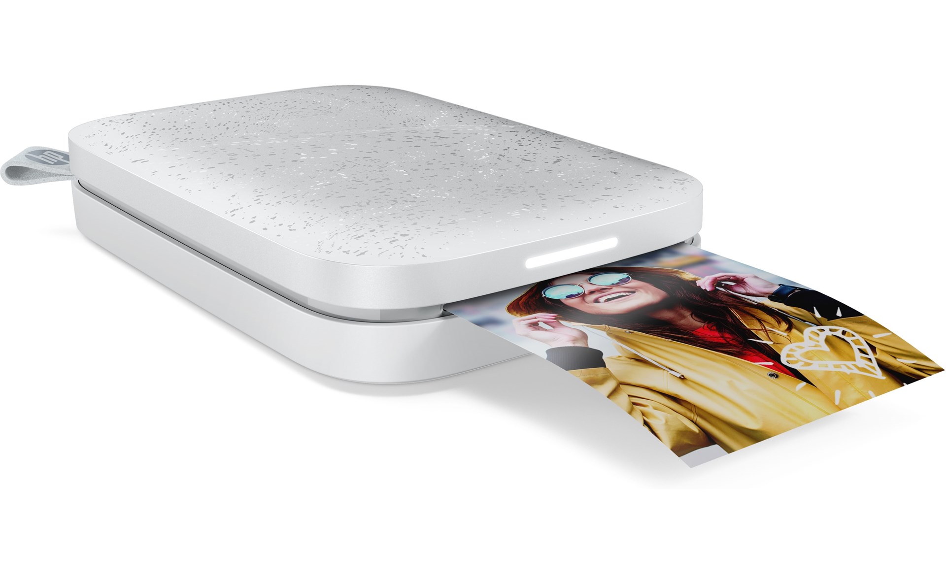 HP Sprocket Photo Printer White Skriv ut bilder umiddelbart med HP