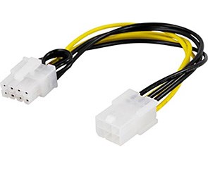 Deltaco Grafikkort 6-pin till 8-pin
