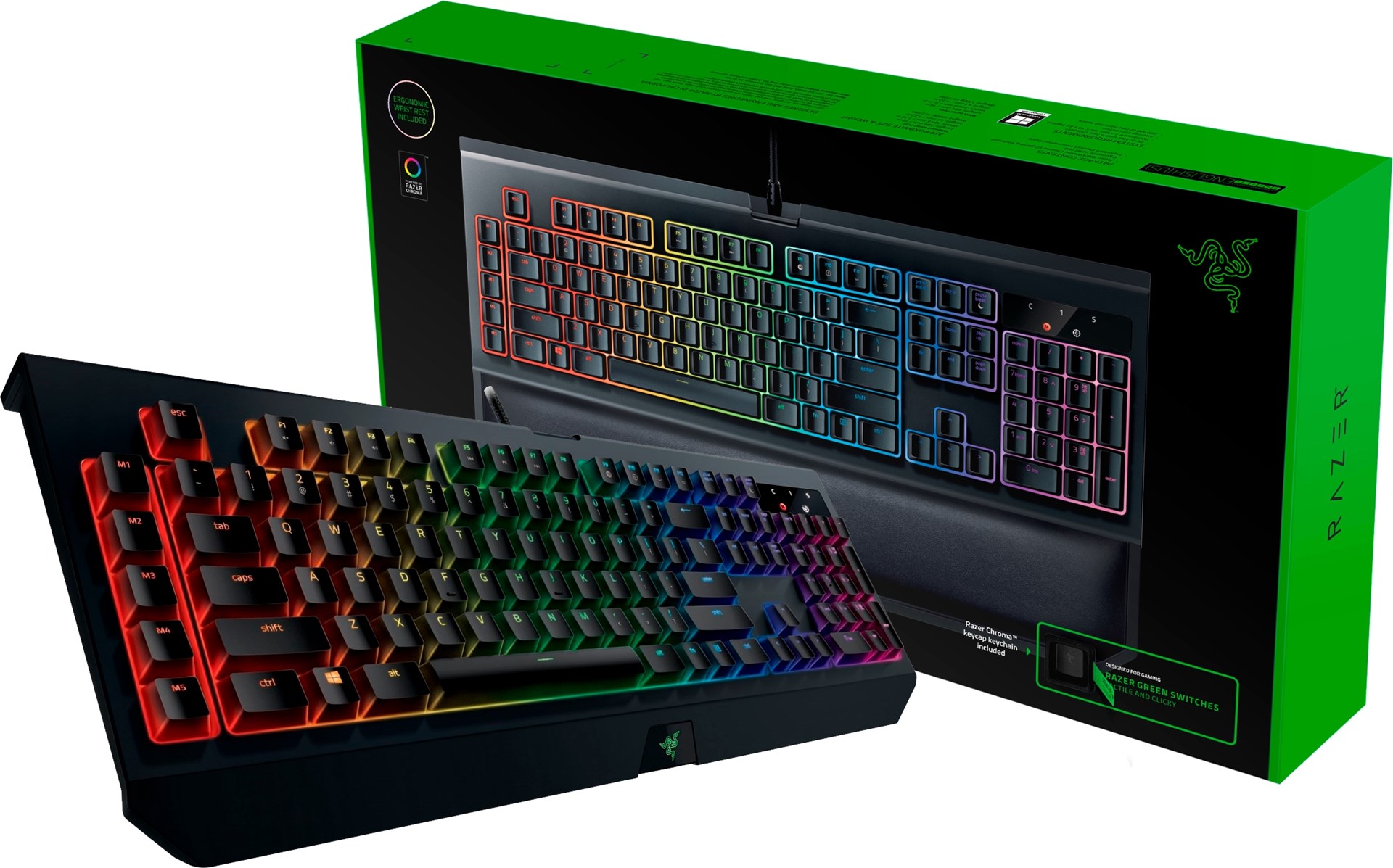 Razer Blackwidow Chroma V2 Green Switch Sound