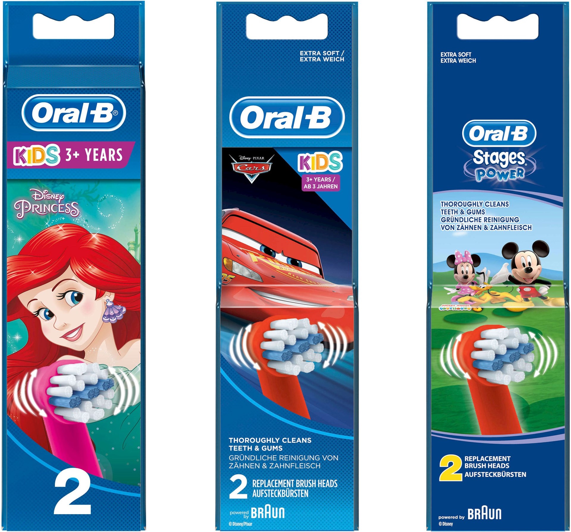 Oral-B EB10 Kids 2-pack - Børstehoder med ulike barnevennlige motiver ...