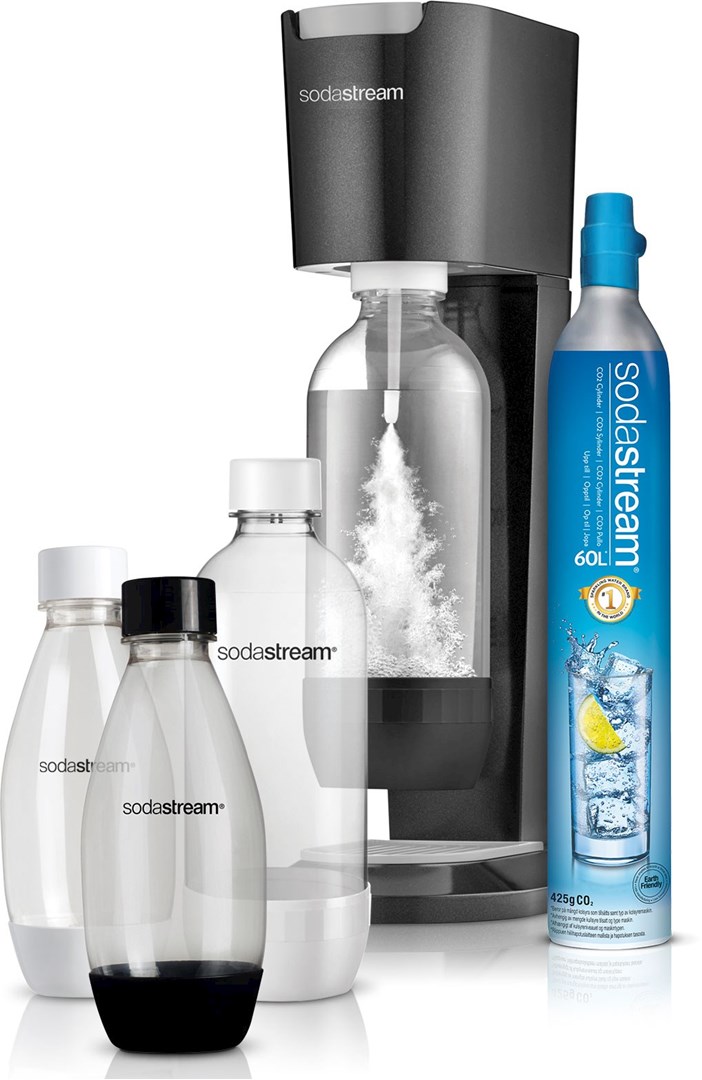 SodaStream Genesis Megapack Titan/silver Brusmaskinpakke med