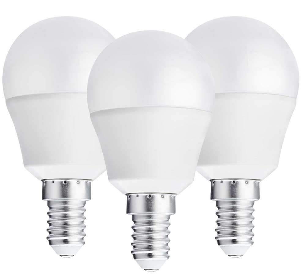 Andersson LED bulb E14 G45 3W 2700K 250LM 3pack 3pk 3 W LEDpærer