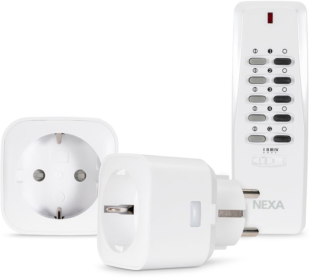 Nexa MYCR-2 Plug-In 2-pack with Remote | NetOnNet