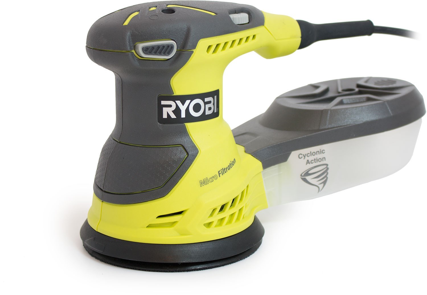 Ryobi ROS300A - Eksentersliper med 20 medfølgende slipepapir