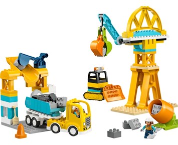 Lego DUPLO Town 3-i-1 Byggeplass med anleggsmaskiner 10476 4