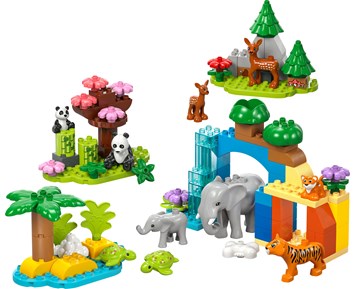 Lego DUPLO Town 10446 Wild Animal Families Building Set 9