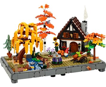 Lego Icons Autumn Cottage Garden Model, New 4
