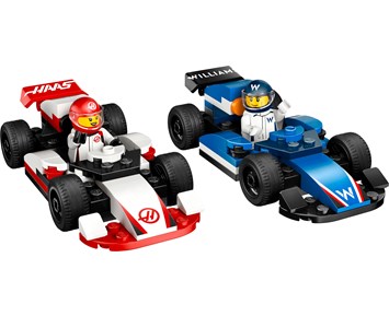 Lego City F1 Williams Racing og Haas F1 racerbiler 60464 5