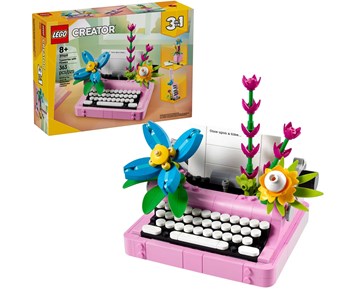 Lego Creator Skrivemaskin med blomster 31169 5