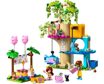 Lego Friends Kattens bursdagsfest og leketre 42666 4