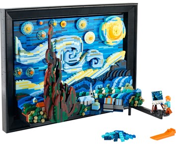 Lego Ideas Vincent van Gogh – Stjernenatt 21333 3