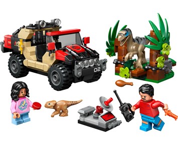 LEGO Jurassic World 76972 Velociraptor and 4x4 Escape 5