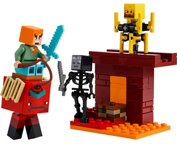 Lego Minecraft Underverden-lavakamp 21266 5