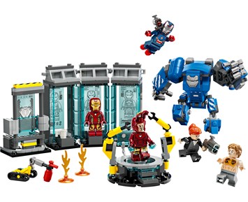 Lego Super Heroes Marvel Iron Mans laboratorium: Draktgalleriet 76315 4