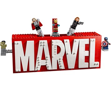 Lego Super Heroes MARVEL logo og minifigurer 76313 8